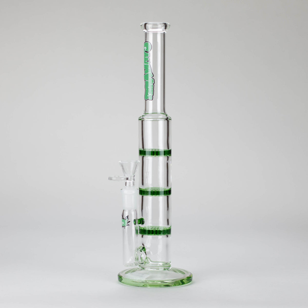 Ganjavibes | 11" Triple Honeycomb Percolator Glass Bong