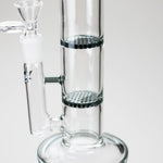 Ganjavibes | 11" Double Honeycomb Percolator Glass Bong
