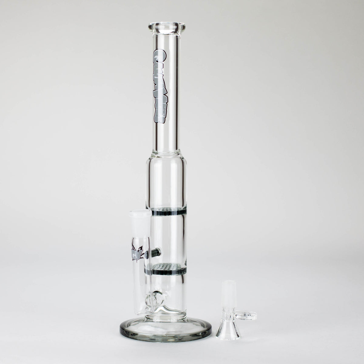 Ganjavibes | 11" Double Honeycomb Percolator Glass Bong