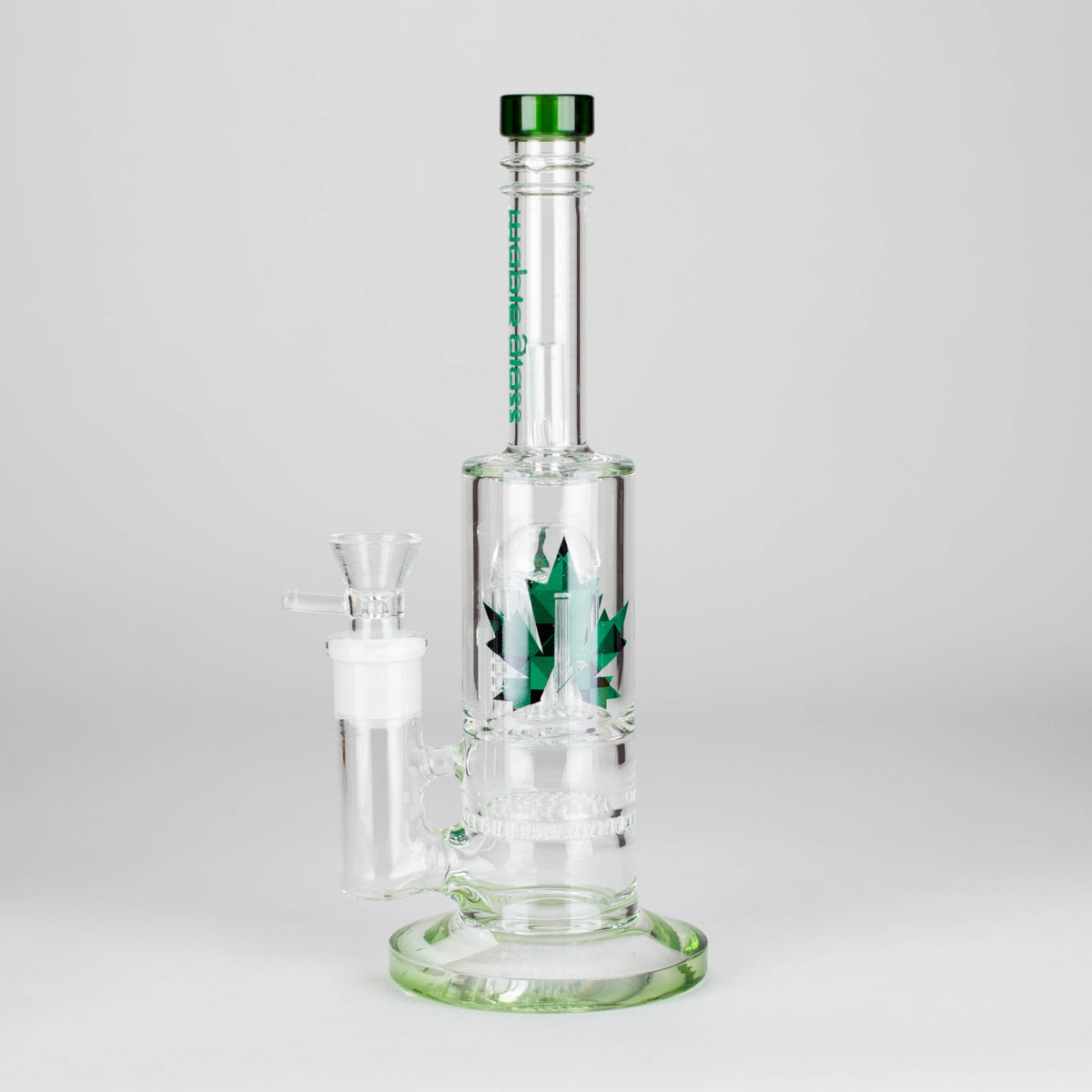 Maple Glass | 12" Honey Comb With Tree Percolator And Splash Guard Bong