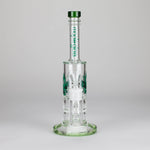Maple Glass | 12" Honey Comb With Tree Percolator And Splash Guard Bong