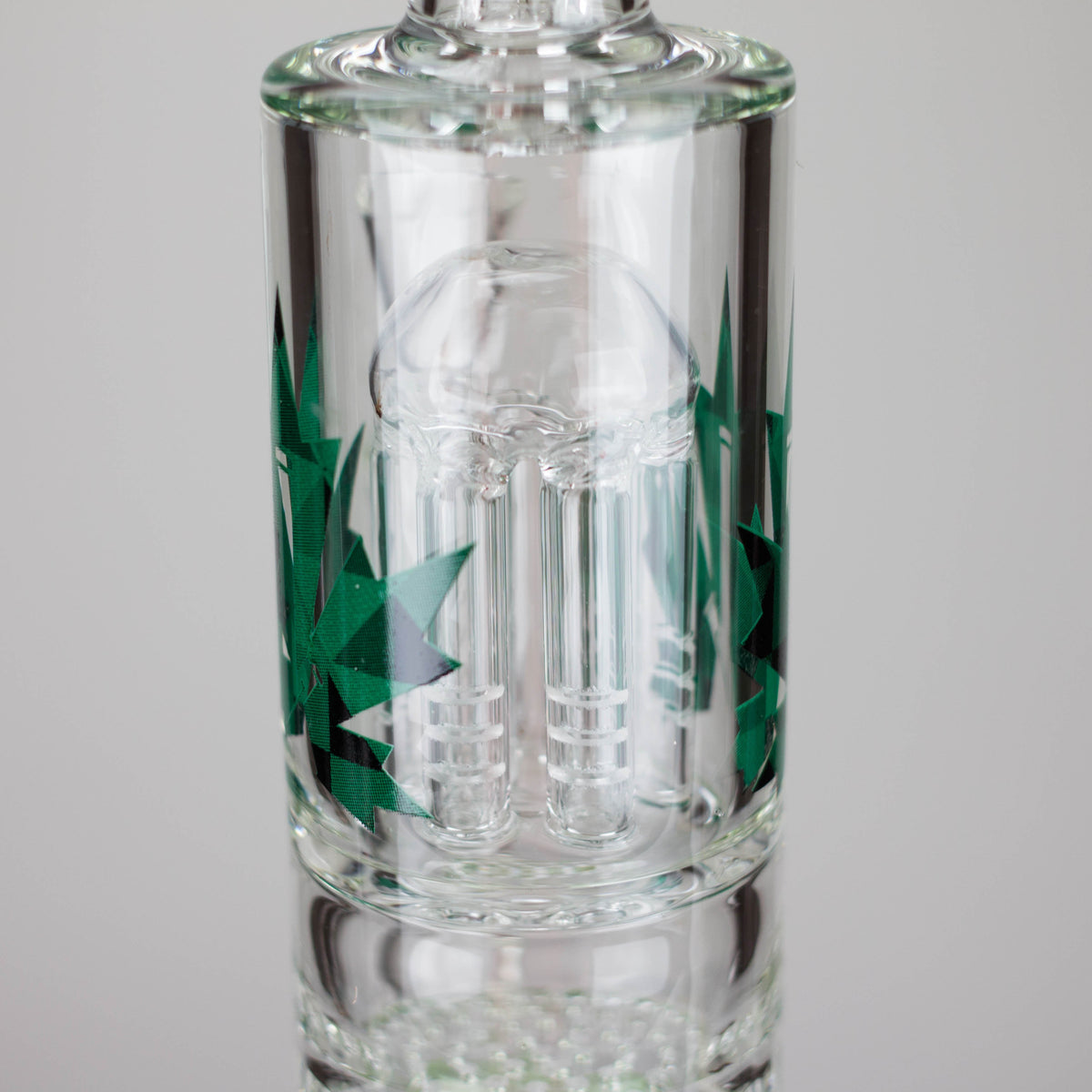 Maple Glass | 12" Honey Comb With Tree Percolator And Splash Guard Bong