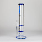 Ganjavibes | Honeycomb 14 Inches Two Disk Percolator Glass Bong By Irie Vibes Series