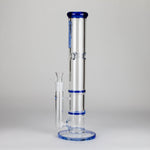 Ganjavibes | Honeycomb 14 Inches Two Disk Percolator Glass Bong By Irie Vibes Series