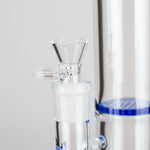 Ganjavibes | Honeycomb 14 Inches Two Disk Percolator Glass Bong By Irie Vibes Series