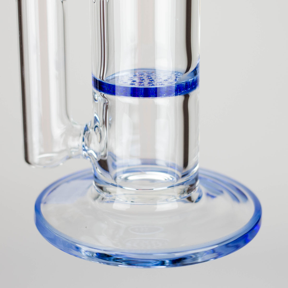 Ganjavibes | Honeycomb 14 Inches Two Disk Percolator Glass Bong By Irie Vibes Series