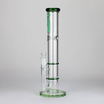 Ganjavibes | Honeycomb 14 Inches Two Disk Percolator Glass Bong By Irie Vibes Series