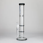 Ganjavibes | Honeycomb 14 Inches Two Disk Percolator Glass Bong By Irie Vibes Series