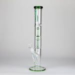 Ganjavibes | 17" Double Tree Percolator Glass Bong By Irie Vibes