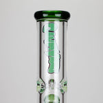 Ganjavibes | 17" Double Tree Percolator Glass Bong By Irie Vibes