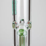 Ganjavibes | 17" Double Tree Percolator Glass Bong By Irie Vibes