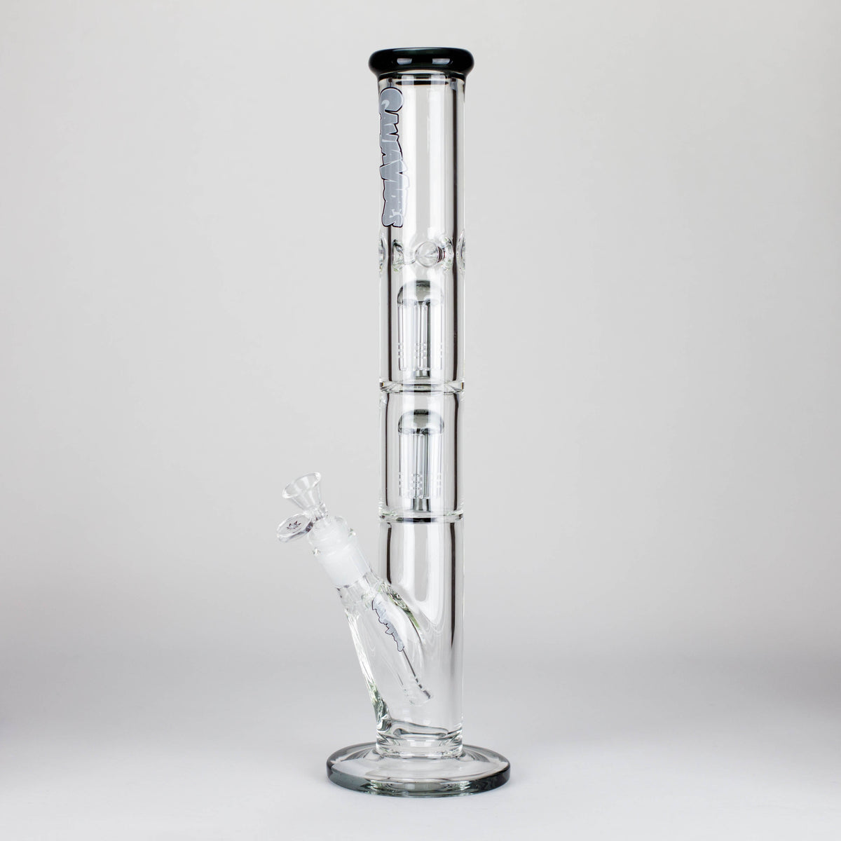 Ganjavibes | 17" Double Tree Percolator Glass Bong By Irie Vibes