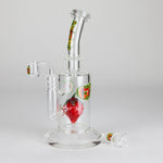 Ganjavibes | 8.5 inches Strawberry perc Waterpipe & Dabrig with Quartz Banger