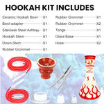 Zebra | 21" Smoke Wild West Gun Single Hose Hookah