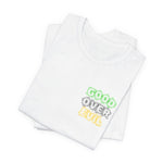 Unisex Short Sleeve Tee - "Good Over Evil" Lion Design for Positive Vibes