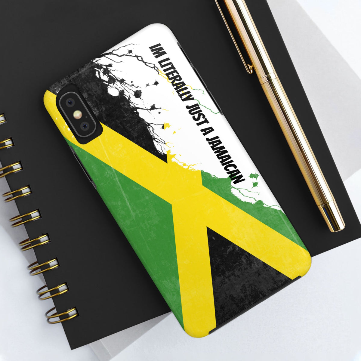 Jamaican Pride Tough Phone Case - Durable Protection for Island Lovers