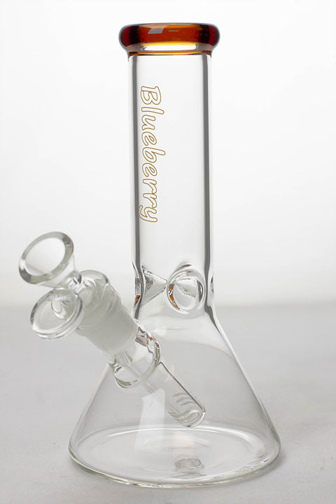 8" Blueberry glass beaker water bongs ( N8040 )