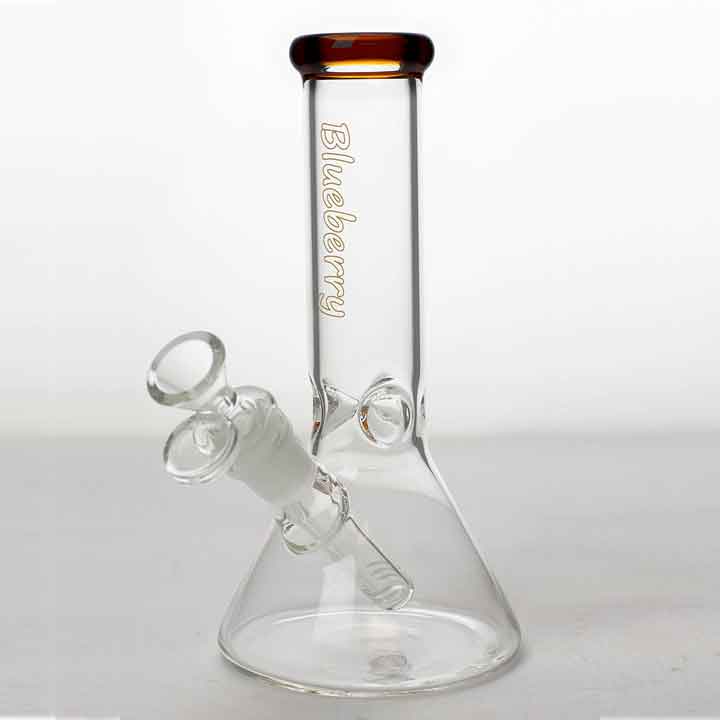 8" Blueberry glass beaker water bongs ( N8040 )