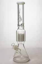 17.5" Genie 10-arm9 mm colored bottom glass bong ( GE4180 )