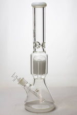 17.5" Genie 10-arm9 mm colored bottom glass bong ( GE4180 )
