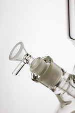 17.5" Genie 10-arm9 mm colored bottom glass bong ( GE4180 )