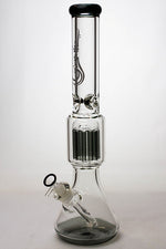 17.5" Genie 10-arm9 mm colored bottom glass bong ( GE4180 )