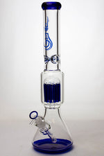 17.5" Genie 10-arm9 mm colored bottom glass bong ( GE4180 )