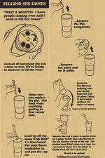 Raw six shooter for Lean size cones