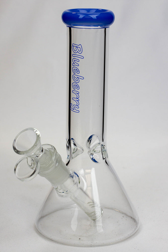 8" Blueberry glass beaker water bongs ( N8040 )