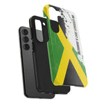 Jamaican Pride Tough Phone Case - Durable Protection for Island Lovers
