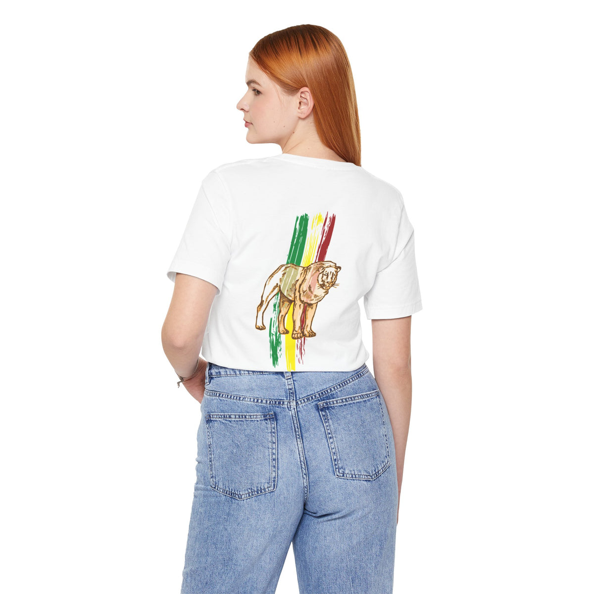 Unisex Short Sleeve Tee - "Good Over Evil" Lion Design for Positive Vibes