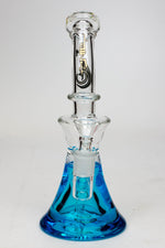 9" GENIE Shower head glass beaker bong with liquid cooling freezer