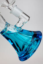 9" GENIE Shower head glass beaker bong with liquid cooling freezer