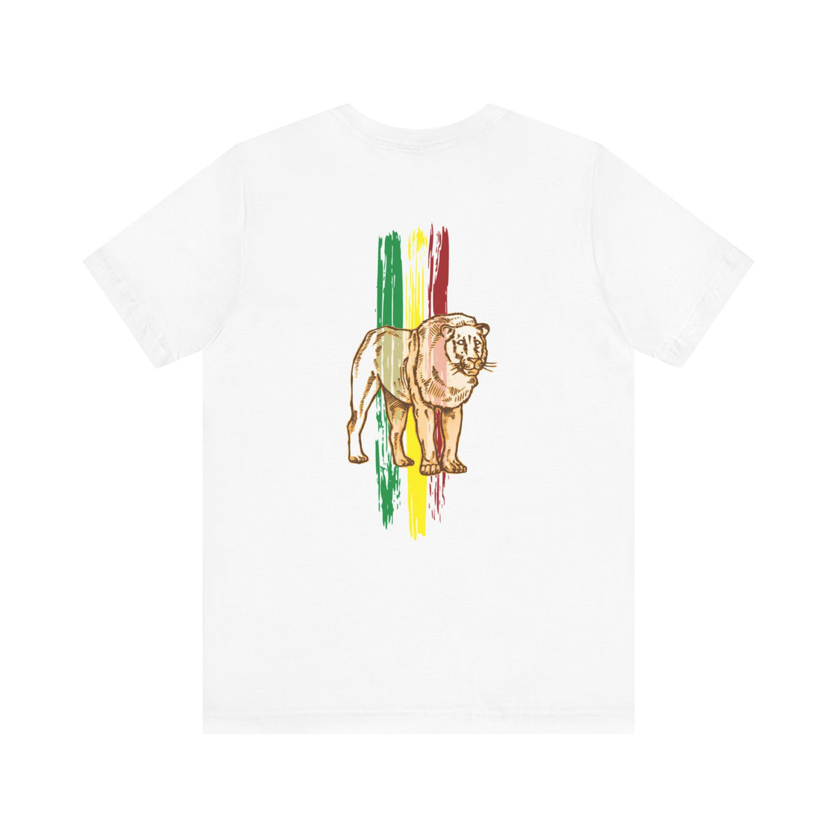 Unisex Short Sleeve Tee - "Good Over Evil" Lion Design for Positive Vibes