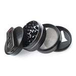 Best 2 in 1 Grinder & USB Lighter, 4 Parts (63mm)