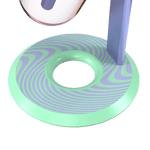 Khalifa x Stündenglass Gravity Pipe - Violet Sky / Mints