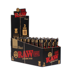 RAW | Black Natural King size Unrefined Pre-Rolled Cone