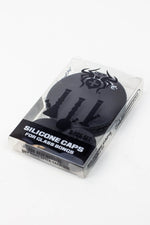 Tapas universales XTREME Caps para limpiar, almacenar y proteger de olores pipas de agua de vidrio, plataformas y más