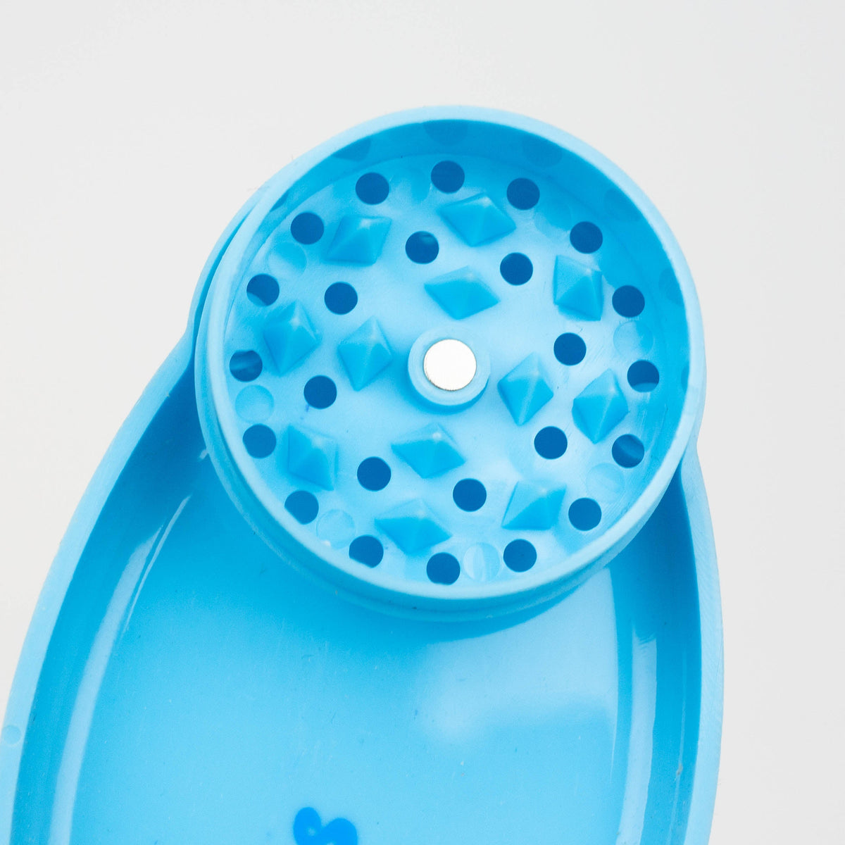 Broyeur à tabac en plastique de 2 pouces avec plateau