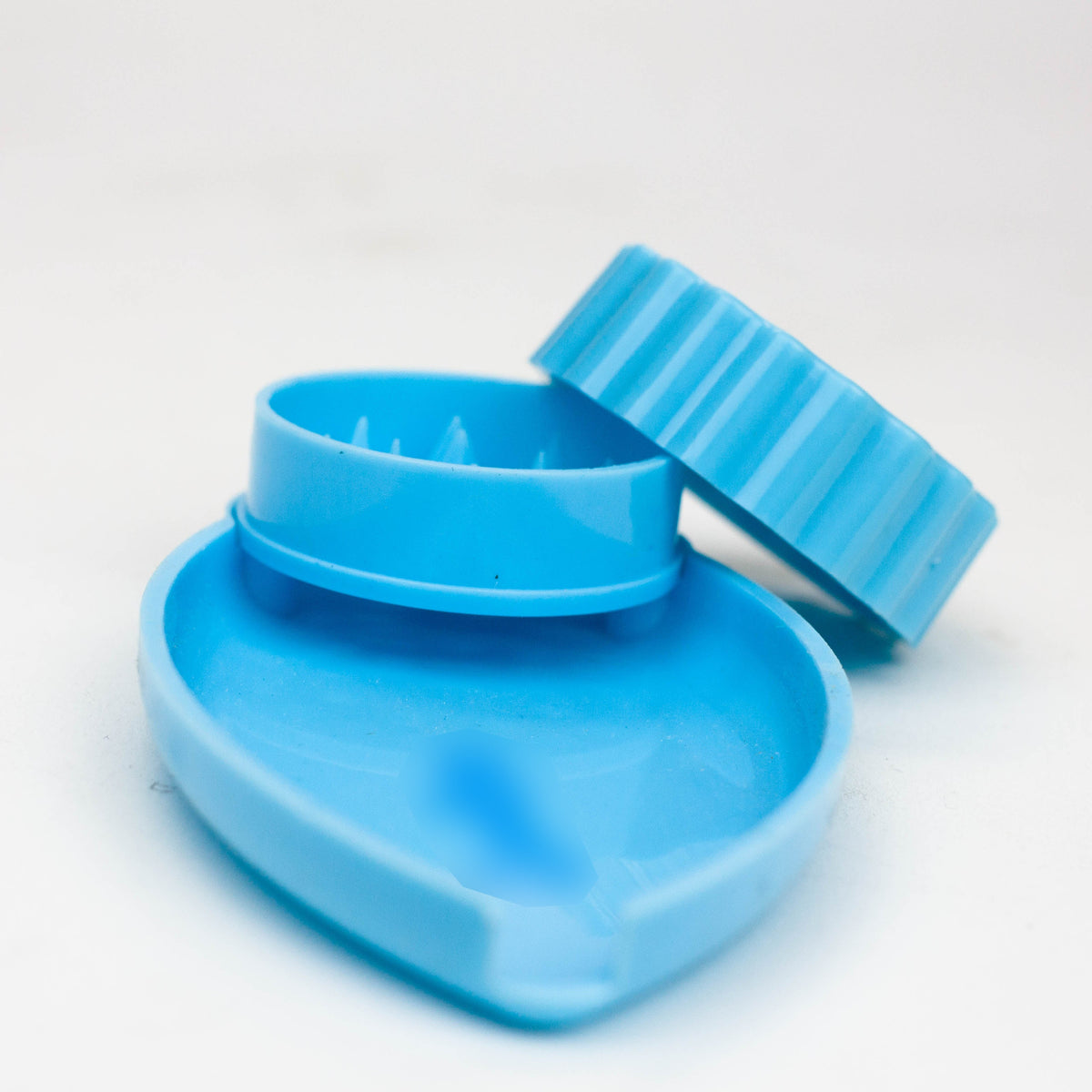 Broyeur à tabac en plastique de 2 pouces avec plateau