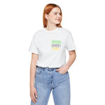 Unisex Short Sleeve Tee - "Good Over Evil" Lion Design for Positive Vibes