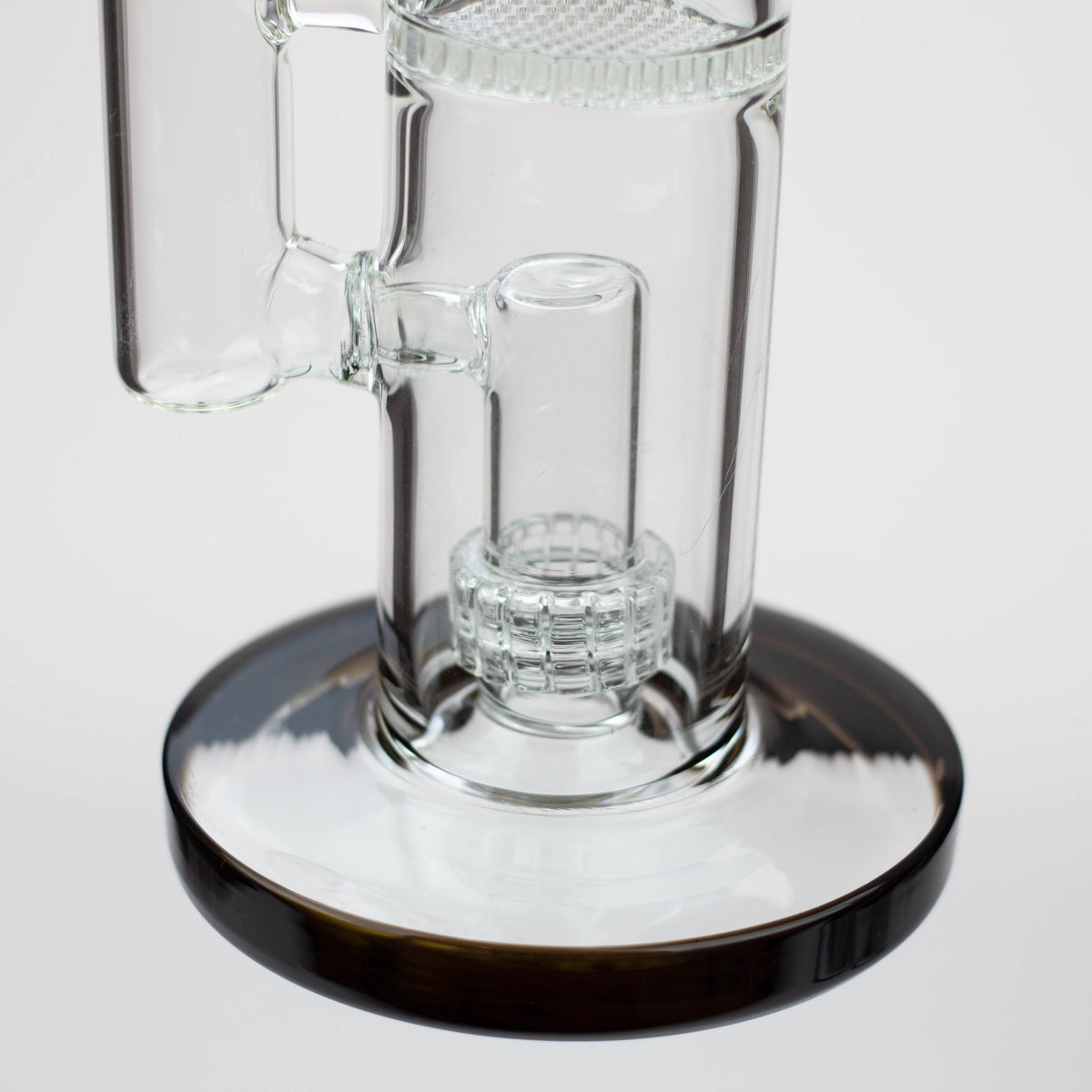 16" H2O Dual Honeycomb diffuser Glass water bong [H2O-27]