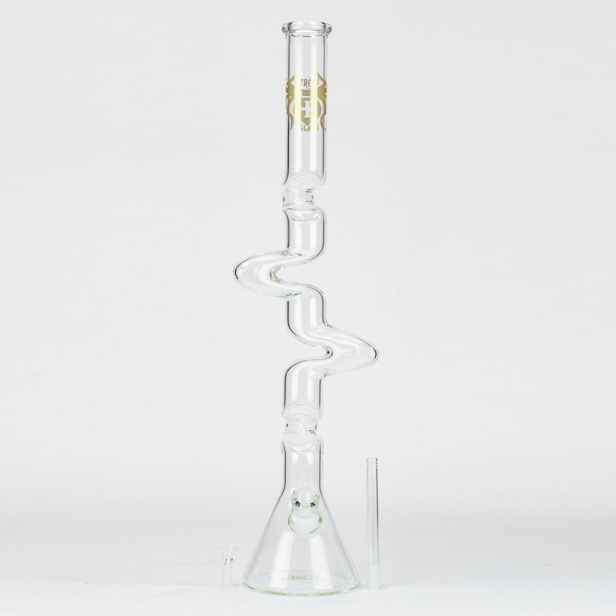 27" Xtream Zig-zag 7 mm glass water bong [XTR-Z026]