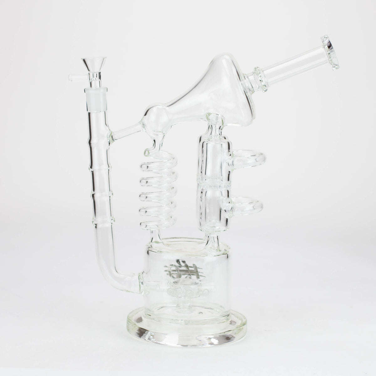 H2O | Bang en verre à recyclage d'eau de 12 pouces [H2O-5027]