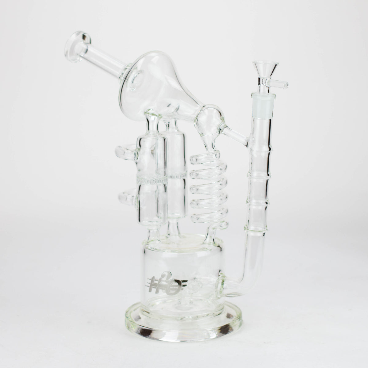 H2O | Bang en verre à recyclage d'eau de 12 pouces [H2O-5027]