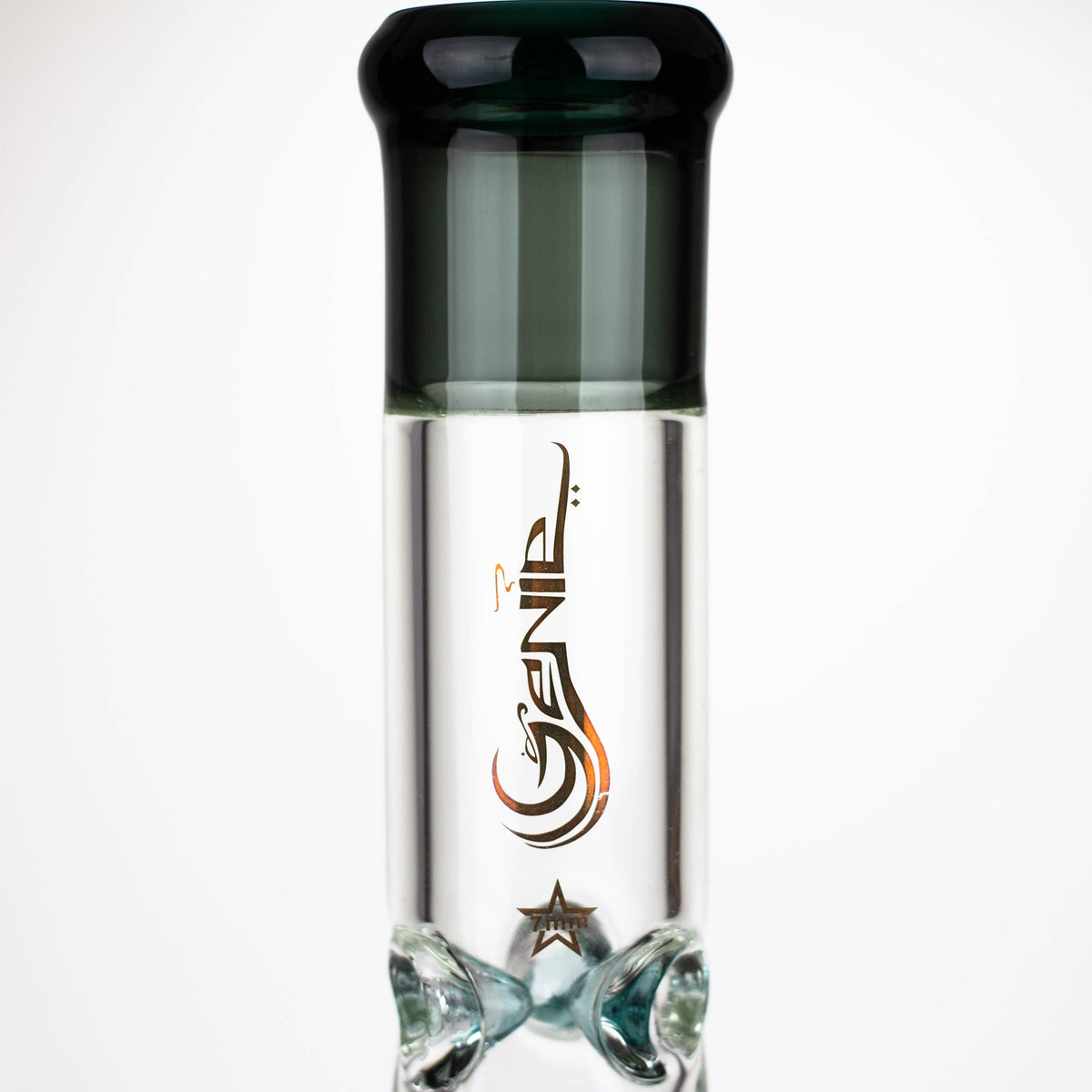 GENIE | 17" shower head percolator 7 mm glass water bongs [GB20011]