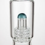 GENIE | 17" shower head percolator 7 mm glass water bongs [GB20011]