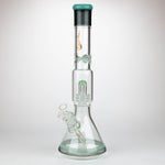 GENIE | 17" shower head percolator 7 mm glass water bongs [GB20011]