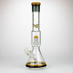 GENIE | 17" shower head percolator 7 mm glass water bongs [GB20011]