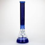 Genie | 17" sandblasted artwork tube 7 mm glass water bong [GB21006]